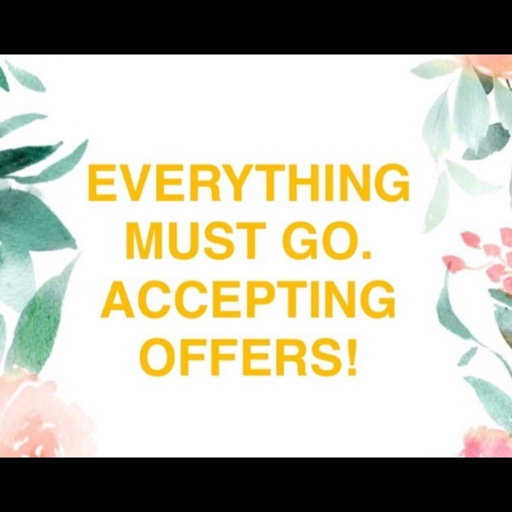 Everything must go!